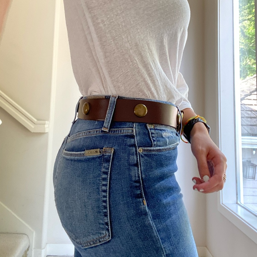 Lauren Ralph Lauren Brown genuine leather belt